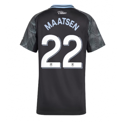 Billige Fotballdrakt Aston Villa Ian Maatsen #22 Replika Bortedrakt Dame 2025-26 Kortermet Billige Fotballdrakt Aston Villa Ian Maatsen #22 Replika Bortedrakt Dame 2025-26 Kortermet